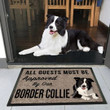 Border Collie Doormat