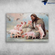 Pig Poster Canvas