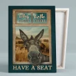 Donkey Poster Canvas
