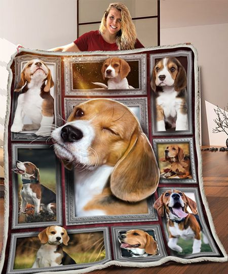 Beagle Sherpa Blanket