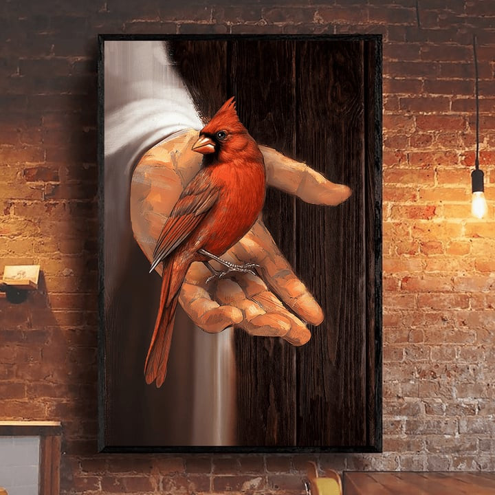 Cardinal Poster Canvas