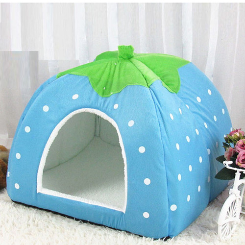 Soft Small Animal House Nest Guinea Pig Hamster Winter Warm Squirrel Rabbit Chinchilla Rat Strawberry Bed Pet Supplies