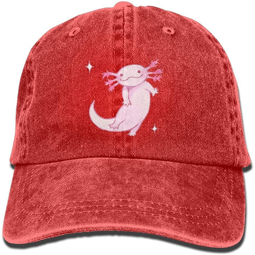 Halloween Axolotl Funny Baseball Cap Men Women Adjustable Plain Dad Hats Low Profile Solid Ball Cap Black Cap for Women