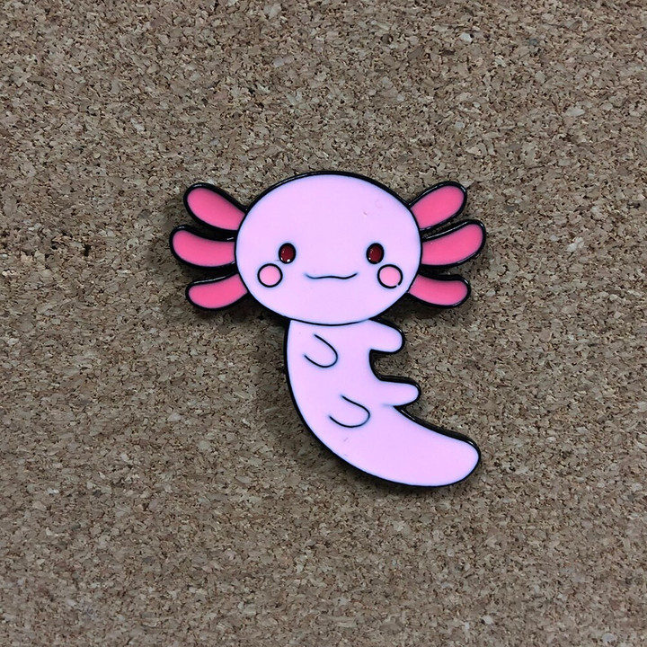 AxoLotl Badges on Backpack Lapel Pins Women's Brooch Cute Stuff Enamel Pin Jewelry for Women 2021 Brooches Fashion Accessories