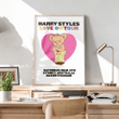 Sydney N2 Harry Styles Love On Tour 2023 Bear Love On Tour World Tour 2023 Wall Art Print Poster