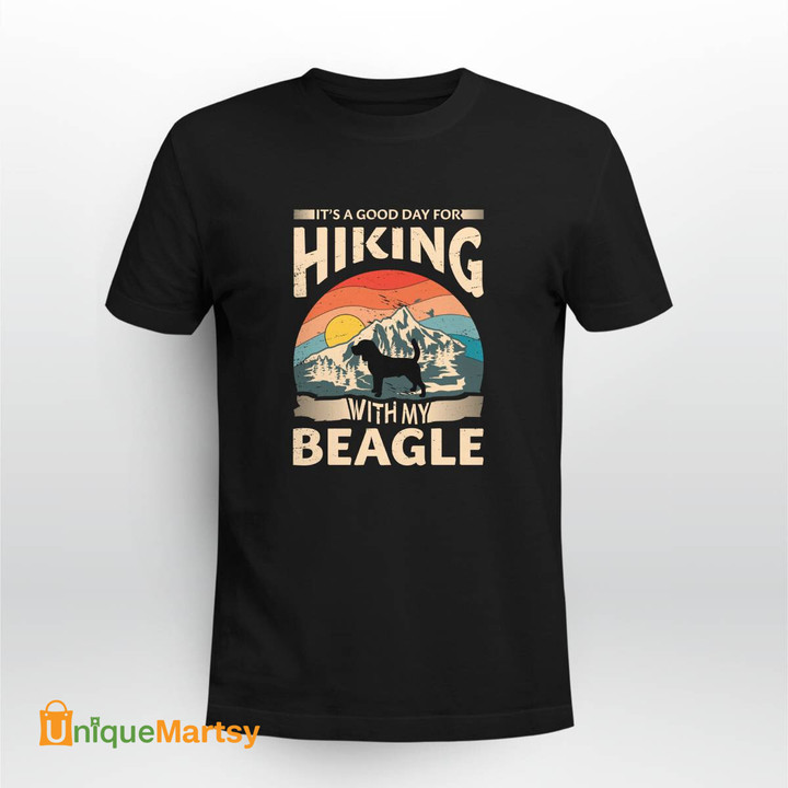  Beagle Dog Hiking design suitable for t-shirts, mugs, posters, sticker