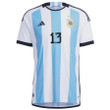 Argentina National Team 2022-23 Qatar World Cup Cristian Romero #13 White Home Men Jersey - New