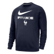 France National Team Lockup Club Pullover Sweatshirt - Navy