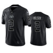 Zach Wilson 2 New York Jets Black Reflective Limited Jersey - Men