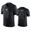 Myles Jack 51 Pittsburgh Steelers Black Reflective Limited Jersey - Men