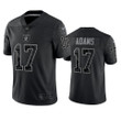 Davante Adams 17 Las Vegas Raiders Black Reflective Limited Jersey - Men