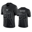Carl Nassib 93 Tampa Bay Buccaneers Black Reflective Limited Jersey - Men