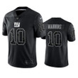 Eli Manning 10 New York Giants Black Reflective Limited Jersey - Men