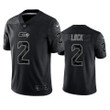 Drew Lock 2 Seattle Seahawks Black Reflective Limited Jersey - Men
