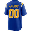 Los Angeles Chargers Alternate Custom 00 Game Jersey - Royal