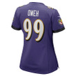 Odafe Oweh 99 Baltimore Ravens Women's Game Jersey - Purple