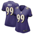 Odafe Oweh 99 Baltimore Ravens Women's Game Jersey - Purple