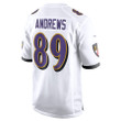 Mark Andrews 89 Baltimore Ravens Game Jersey - White