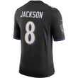 Lamar Jackson 8 Baltimore Ravens Speed Machine Limited Jersey - Black