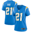 John Hadl 21 Los Angeles Chargers Women's Game Retired Player Jersey - Powder Blue