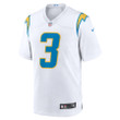 Derwin James Jr. 3 Los Angeles Chargers Game Jersey - White