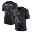 LaDainian Tomlinson 21 Los Angeles Chargers Retired Player RFLCTV Limited Jersey - Black