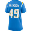 Drue Tranquill 49 Los Angeles Chargers Women's Game Jersey - Powder Blue