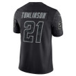 LaDainian Tomlinson 21 Los Angeles Chargers Retired Player RFLCTV Limited Jersey - Black