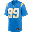 Jerry Tillery 99 Los Angeles Chargers Game Jersey - Powder Blue