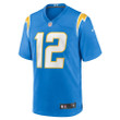 Joe Reed 12 Los Angeles Chargers Game Jersey - Powder Blue