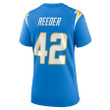Troy Reeder 42 Los Angeles Chargers Women's Game Jersey - Powder Blue