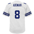 Troy Aikman 8 Dallas Cowboys Mitchell & Ness Youth Retired Player Legacy Jersey - White