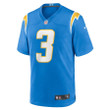 Derwin James Jr. 3 Los Angeles Chargers Game Jersey - Powder Blue
