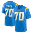 Rashawn Slater 70 Los Angeles Chargers Game Jersey - Powder Blue