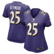 Kevon Seymour 25 Baltimore Ravens Women's Game Player Jersey - Purple