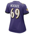 Kahlil McKenzie 69 Baltimore Ravens Women's Game Jersey - Purple