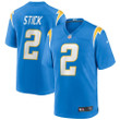 Easton Stick 2 Los Angeles Chargers Game Jersey - Powder Blue