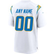 Los Angeles Chargers Custom 00 Game Jersey - White