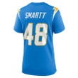 Stone Smartt 48 Los Angeles Chargers Women's Game Player Jersey - Powder Blue