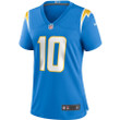 Justin Herbert 10 Los Angeles Chargers Women's Player Game Jersey - Powder Blue
