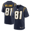 Mike Williams Los Angeles Chargers Alternate Team Game Jersey - Navy