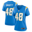 Stone Smartt 48 Los Angeles Chargers Women's Game Player Jersey - Powder Blue