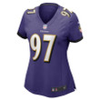 Brent Urban 97 Baltimore Ravens Women's Game Player Jersey - Purple