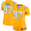 Joey Bosa 97 Los Angeles Chargers Women's Inverted Legend Jersey - Gold