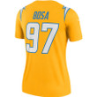 Joey Bosa 97 Los Angeles Chargers Women's Inverted Legend Jersey - Gold