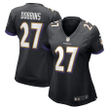 J.K. Dobbins 27 Baltimore Ravens Women's Game Jersey - Black