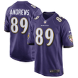Mark Andrews 89 Baltimore Ravens Game Jersey - Purple
