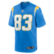 Michael Bandy 83 Los Angeles Chargers Player Game Jersey - Powder Blue