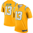 Keenan Allen 13 Los Angeles Chargers Inverted Legend Jersey - Gold