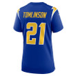 LaDainian Tomlinson 21 Los Angeles Chargers Women's Retired Game Jersey - Royal